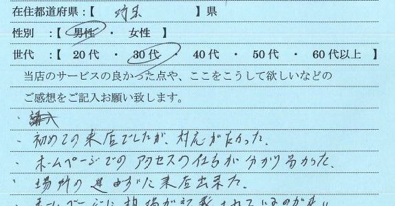 30代男性埼玉県-ゴールドプラザ上野御徒町店4