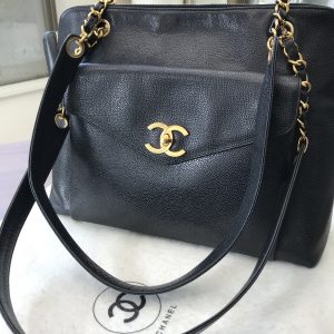 シャネル（CHANEL） チェーンショルダーバッグ キャビアスキン 3番台