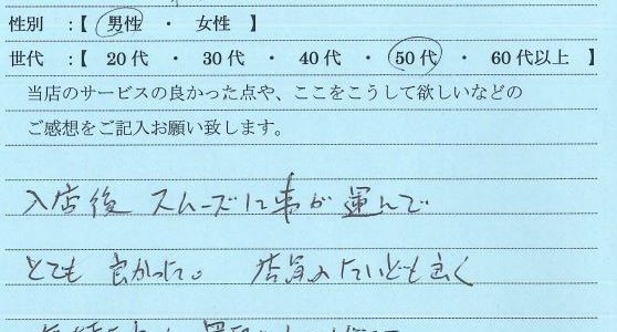 50代男性東京都-ゴールドプラザ上野御徒町店
