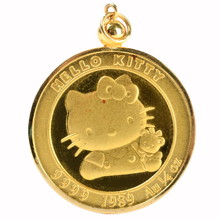 K24 ハローキティ金貨 1/4oz 1989年 コレクターズアイテム -ゴールド 