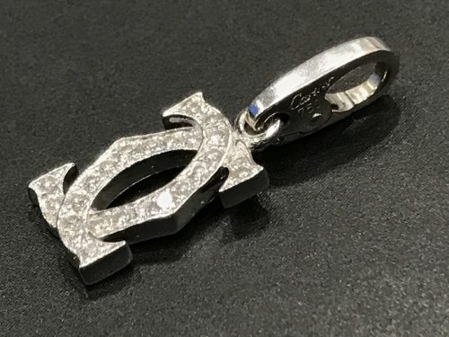 カルティエ（Cartier） 2C ダイヤモンド ペンダントトップ・チャーム 