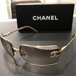 シャネル（CHANEL）サングラス ハーフリム -ゴールドプラザ