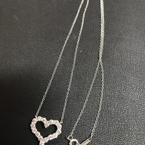 ティファニー（TIFFANY） Pt950センチメンタルハートペンダント