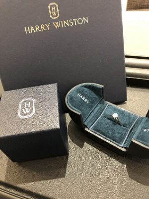 ハリーウィンストン Harry Winston Pt950 ソリティアリング 0 5ct ゴールドプラザ東京銀座本店