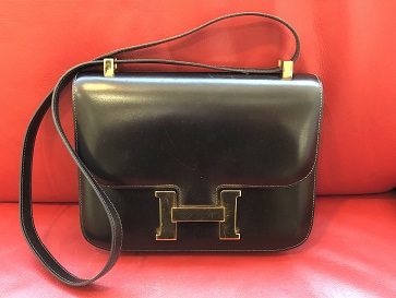 エルメス（HERMES） ミニコンスタンス ボックスカーフ 〇R刻印 