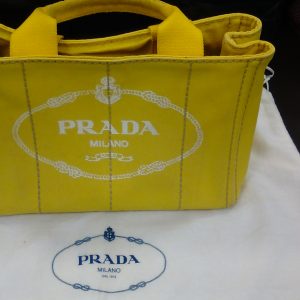 プラダ（PRADA）カナパ トートバッグ イエロー -ゴールドプラザ大阪難波店