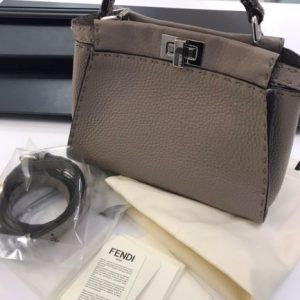 フェンディ（FENDI）ミニピーカブー セレリア×パイソン 8BN244N8KF04YB -ゴールドプラザ東京銀座本店