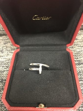 カルティエ（Cartier）ジュストアンクル リング 750WG -ゴールドプラザ千葉店