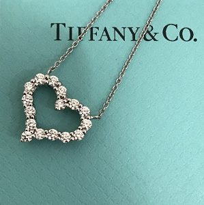 ティファニー(Tiffany＆Co) Pt950 センチメンタル スモール ネックレス