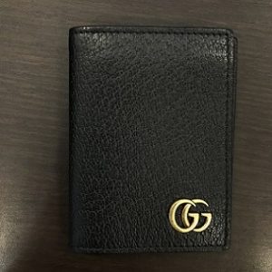 グッチ GGマーモント レザー カードケース(474748)