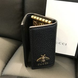 グッチ(GUCCI) レザー ビー キーケース 523683 Sランク