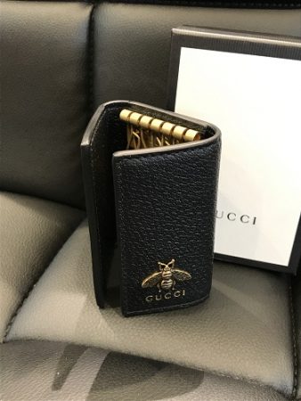 グッチ(GUCCI) レザー ビー キーケース 523683 Sランク -ゴールドプラザ神奈川横浜店