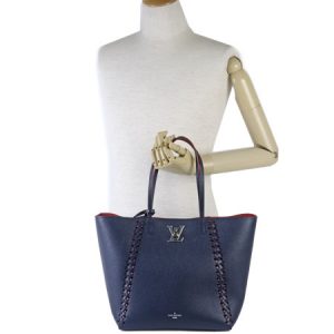 ルイ・ヴィトン(Louis Vuitton) ロックミー カバ M54682 ネイビー ...