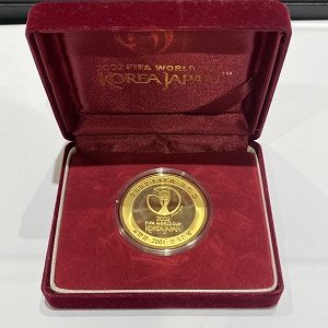 2002年 FIFA 日韓 ワールドカップ記念 30000ウォン 金貨幣 プルーフ貨幣セット -ゴールドプラザ大阪梅田本店