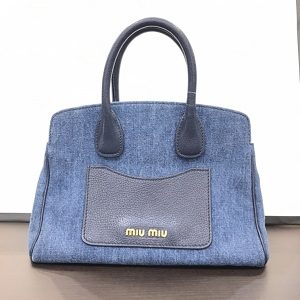 ミュウミュウ(miumiu) デニム ハンドバッグ トートバッグ ABランク -ゴールドプラザ兵庫あまがさきキューズモール店