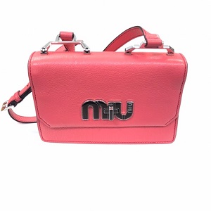 MIUMIUバイカラーバッグ付属品なしです - ハンドバッグ