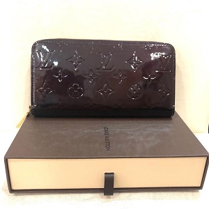 ◎◎LOUIS VUITTON ヴェルニ ジッピーウォレット M93522 破損