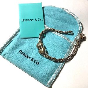 ティファニー(Tiffany＆Co) ダブルロープハートブレスレット SV925 