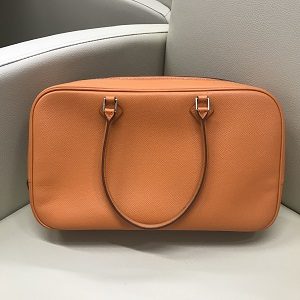 エルメス(HERMES) プリュムエラン28 エプソン オレンジ □H刻印 B 