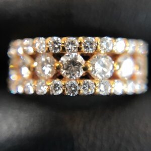 K18 メレダイヤ 1.23ct リング ジュエリー買取相場 -ゴールドプラザ