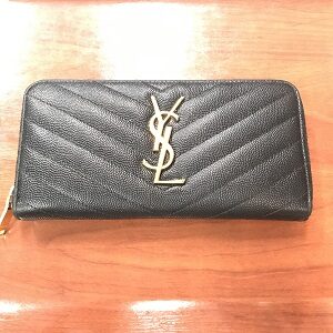 イヴ・サンローラン(Yves Saint Laurent) ラウンドファスナー 長財布 358094 BOW01 NERO Bランク イヴ・サンローラン買取相場  -ゴールドプラザ埼玉大宮店