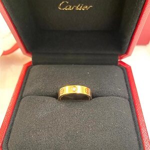 カルティエ(Cartier)ラブリング K18PG B4050747 Bランク カルティエ