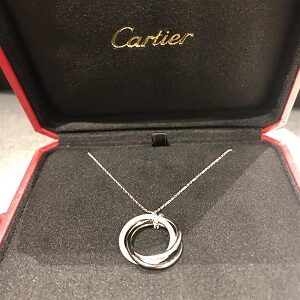 カルティエ(Cartier)トリニティK18WG×セラミックネックレス買取実績画像