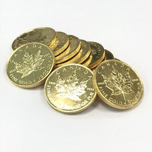 24金メイプルリーフ金貨1/2オンス買取実績画像