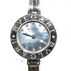ブルガリ(BVLGARI) B-Zero1 ビーゼロワン 時計 シェル文字盤 12Pダイヤ
