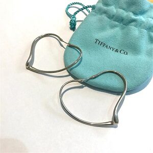 ティファニー(Tiffany＆Co)オープンハートフープピアス買取実績画像