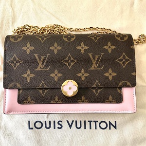 ルイ・ヴィトン(Louis Vuitton) モノグラム チェーンウォレット ポルトフォイユ フロールチェーン モノグラム ローズバレリーヌ  M69579 Sランク ルイ・ヴィトン買取相場 -ゴールドプラザ東京吉祥寺店