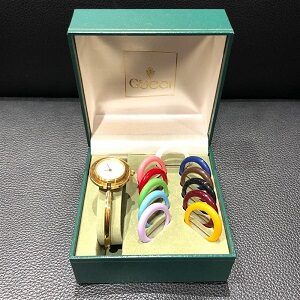 グッチ(GUCCI) チェンジベゼルウォッチ クォーツ時計 レディース SS 