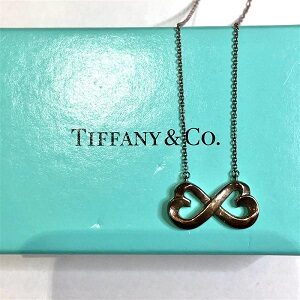 ティファニー(Tiffany＆Co)ダブルラビングハートシルバーネックレス買取実績画像