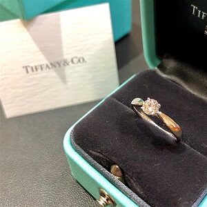ティファニー(Tiffany＆Co)ハーモニーリングPt950ダイヤモンド0.27ct買取実績画像