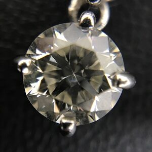 ダイヤ　0.52ct　PT850　ネックレス　トップ　ダイヤモンド買取相場