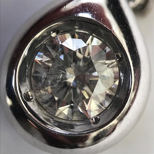 Pt900　ダイヤモンド　0.46ct　ネックレス　ダイヤモンド買取相場