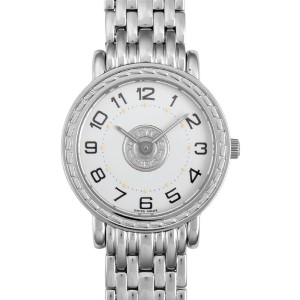 エルメス(HERMÈS) セリエ　ステンレススチール　白文字盤　レディース　腕時計　SE4.210　Aランク　エルメス買取相場