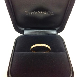 ティファニー(Tiffany&Co) 　750　メレダイヤモンドリング　ノヴォハーフエタニティ　Bランク　ティファニー買取相場