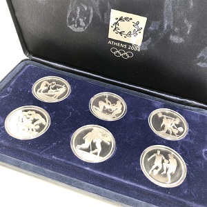 2004年 アテネオリンピック 10ユーロ セット コイン
