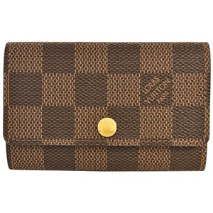 ルイ・ヴィトン(Louis Vuitton)　6連キーケース　ミュルティクレ6　ダミエ・エベヌ　N62630　ダミエキャンバス　ABランク　ルイ・ヴィトン買取相場