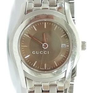 グッチ(GUCCI)　5500L　クォーツ　SS　デイト　レディース　Bランク　グッチ買取相場