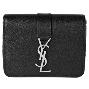 サンローラン(SAINT LAURENT)　二つ折り財布　コンパクト　ジップウォレット　532867　レザー　Bランク　サンローラン買取相場