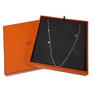 エルメス(HERMES)　ネックレス　セリエ　コンフェッティ　K18PG/SV925　Aランク　エルメス買取相場