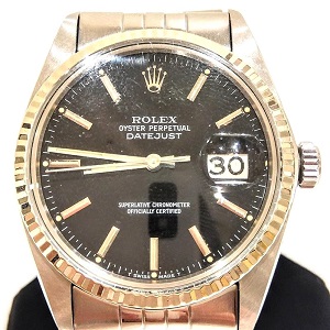 ロレックス(ROLEX)　デイトジャスト36　16014　R番　ブラック文字盤　Bランク　ロレックス買取相場