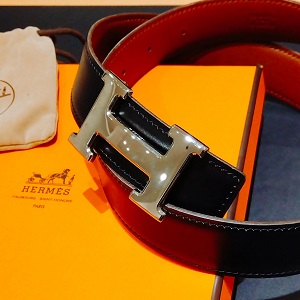 エルメス(Hermes)　ベルト　コンスタンス　□D刻印　シルバー金具　ブラック　ABランク　エルメス買取相場