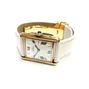 カルティエ（CARTIER）　マストタンク　1615　クオーツ　革ベルト　Bランク　カルティエ名買取相場