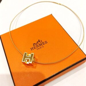 エルメス（HERMES)　ネックレス　カージュドアッシュ　Hキューブ　 143211F　Bランク　エルメス買取相場