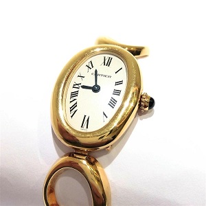 12/01　カルティエ(Cartier)　クォーツ時計　ベニュワール1920　1967　750YG　Bランク　カルティエ買取相場-ゴールドプラザ東京銀座本店