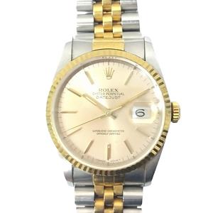 ロレックス(ROLEX)　時計　デイトジャスト36 シャンパン文字盤　Ref.16233　YG/SS　ABランク　ロレックス買取相場