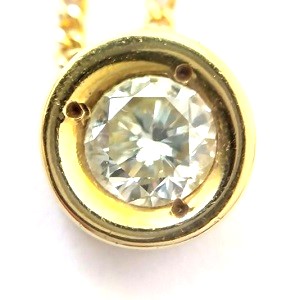 ダイヤモンド　D（0.24ct　I　SI2　K18　ネックレス　ダイヤモンド買取相場